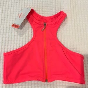 NWT Neon pink sports bra